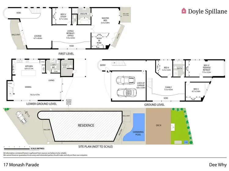 Floorplan of Homely house listing, 17 Monash Parade, Dee Why NSW 2099