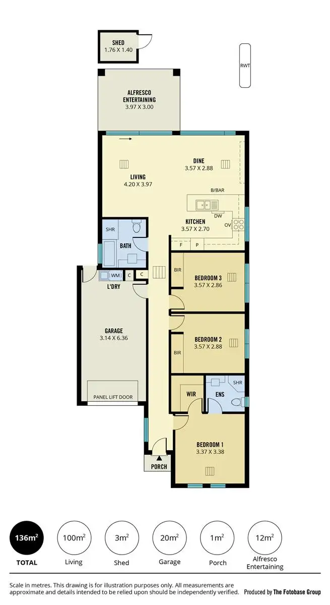 Floorplan of Homely house listing, 123b Raglan Avenue, South Plympton SA 5038