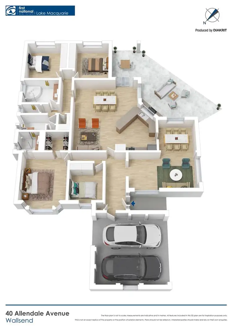 Floorplan of Homely house listing, 40 Allendale Avenue, Wallsend NSW 2287