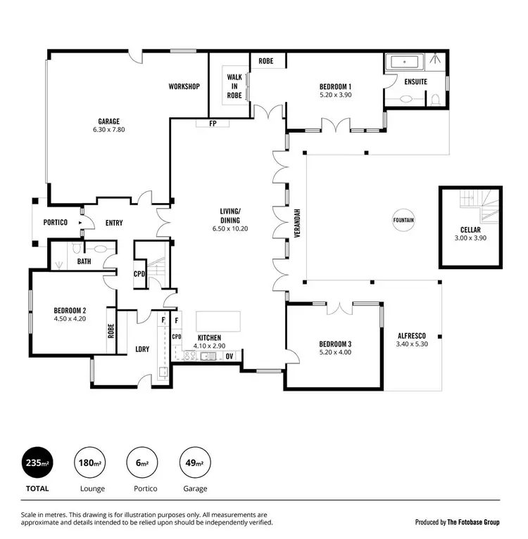 Floorplan of Homely house listing, 1A McAllan Avenue, Burnside SA 5066