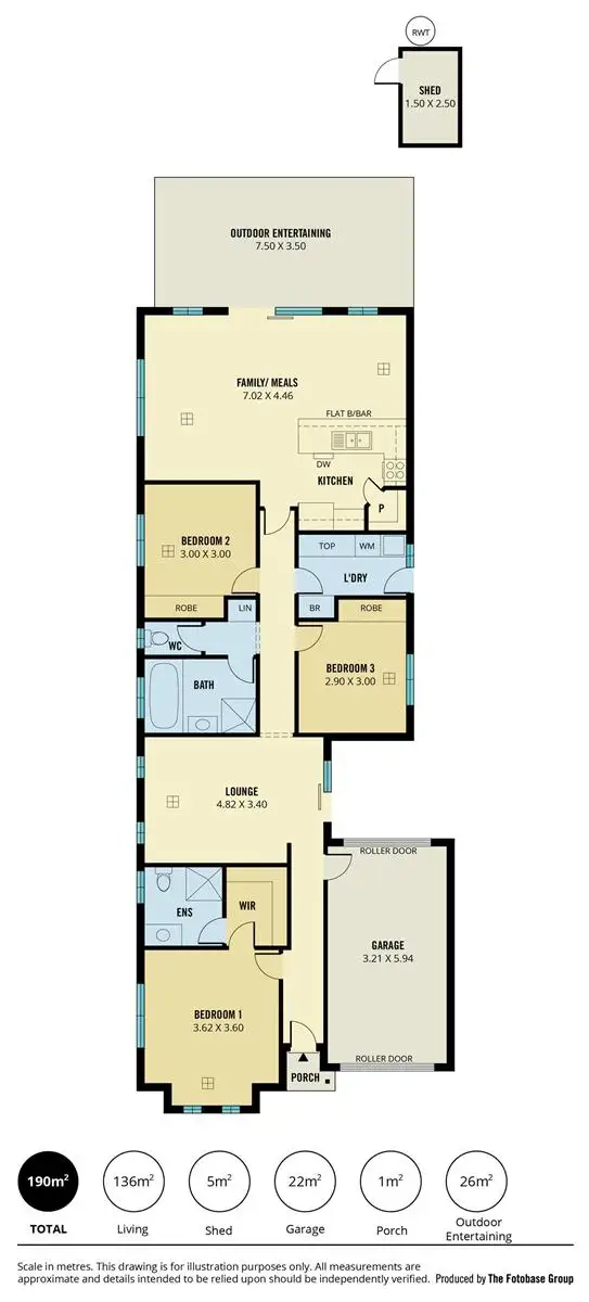 Floorplan of Homely house listing, 54 Illyarrie Avenue, Surrey Downs SA 5126