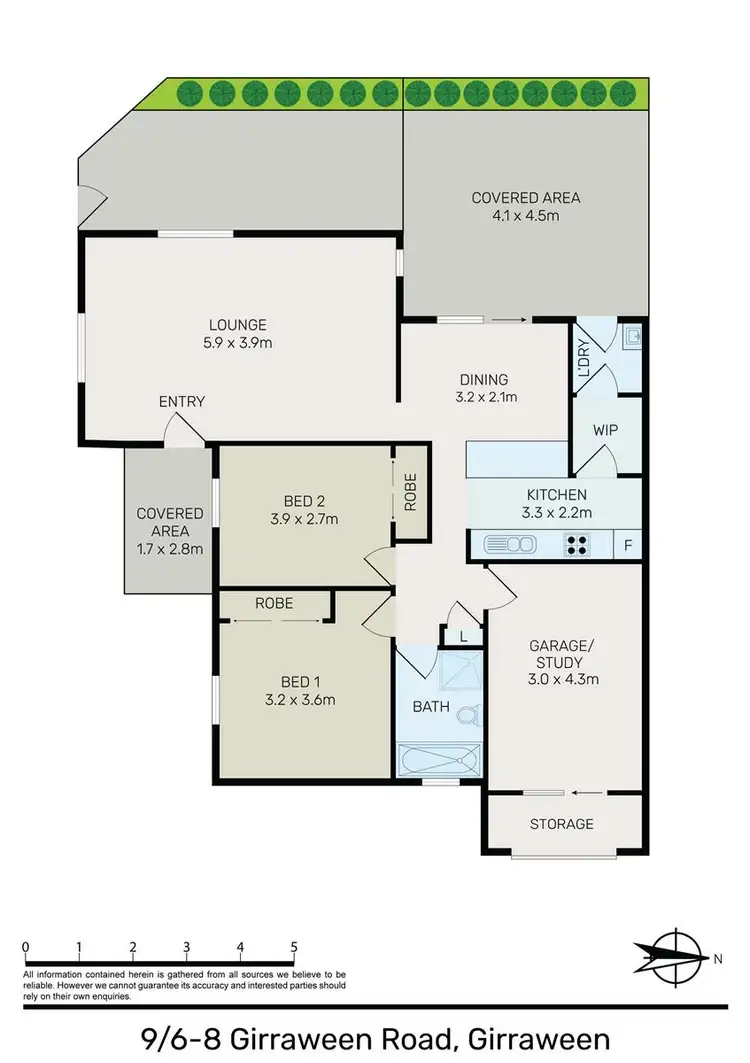 Floorplan of Homely villa listing, 9/6-8 Girraween Road, Girraween NSW 2145