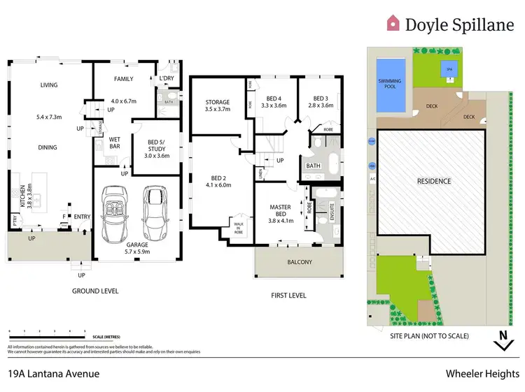 Floorplan of Homely house listing, 19a Lantana Avenue, Wheeler Heights NSW 2097