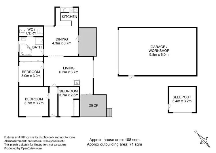 Floorplan of Homely house listing, 424 Crabtree Road, Crabtree TAS 7109