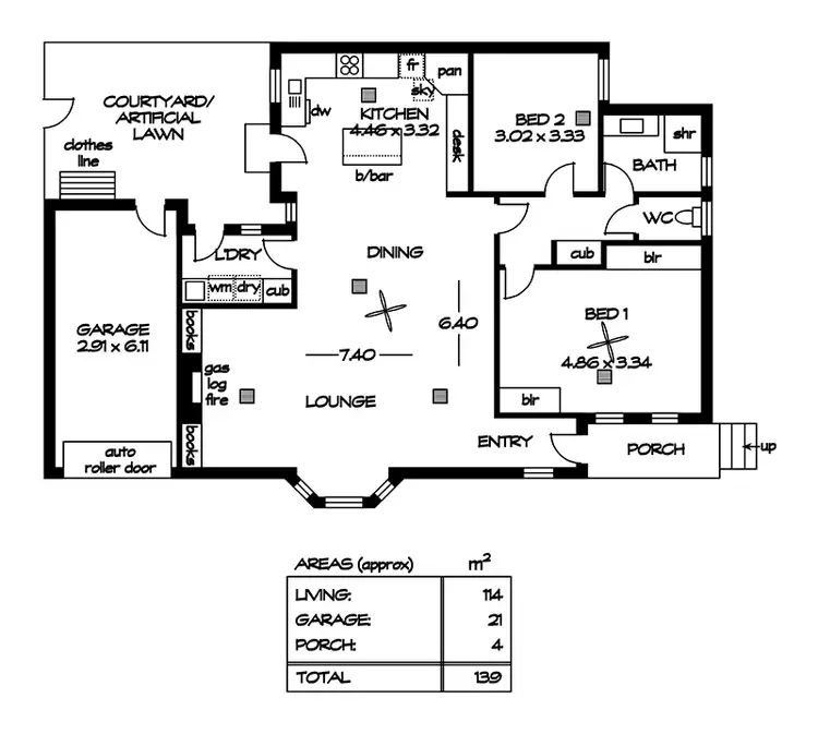 Floorplan of Homely unit listing, 6/4 Carrick Hill Drive, Springfield SA 5062