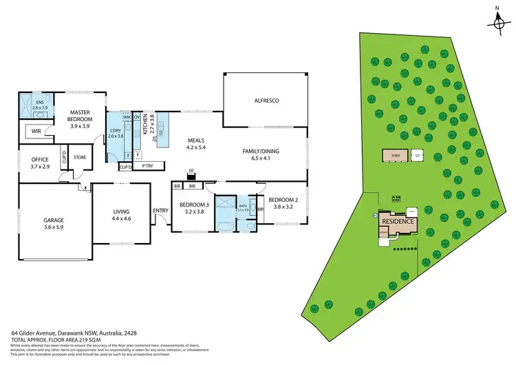 Floorplan of Homely house listing, 64 Glider Avenue, Darawank NSW 2428