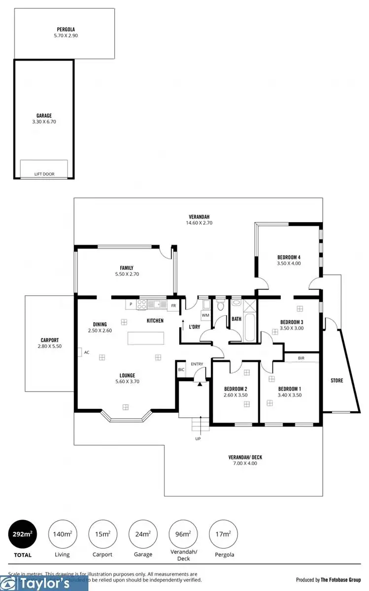 Floorplan of Homely house listing, 43 Mary Leonard Drive, Ingle Farm SA 5098