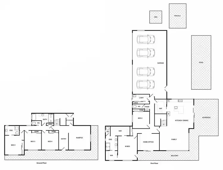 Floorplan of Homely house listing, 6 Kingswood Way, West Wodonga VIC 3690