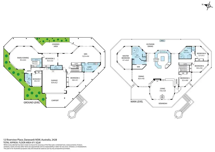 Floorplan of Homely house listing, 12 Riverview Place, Darawank NSW 2428