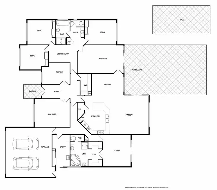 Floorplan of Homely house listing, 17 Lambourn Drive, Wodonga VIC 3690