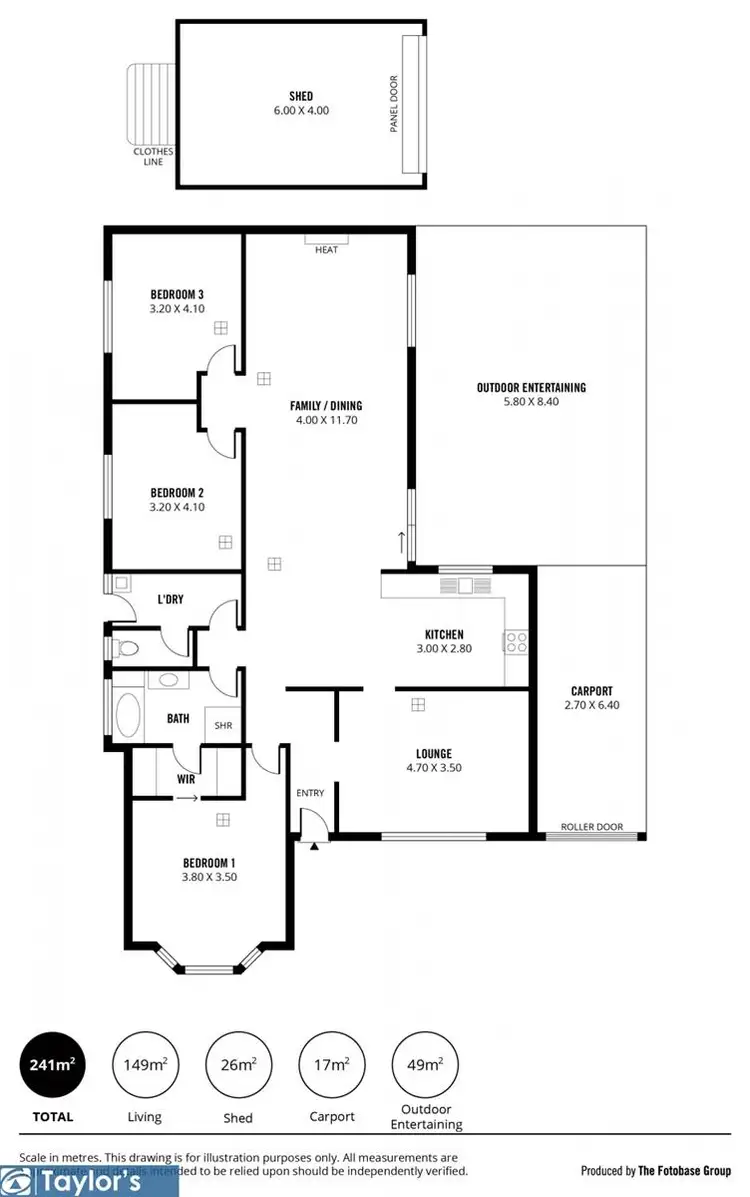 Floorplan of Homely house listing, 13 Coondoo Avenue, Ingle Farm SA 5098
