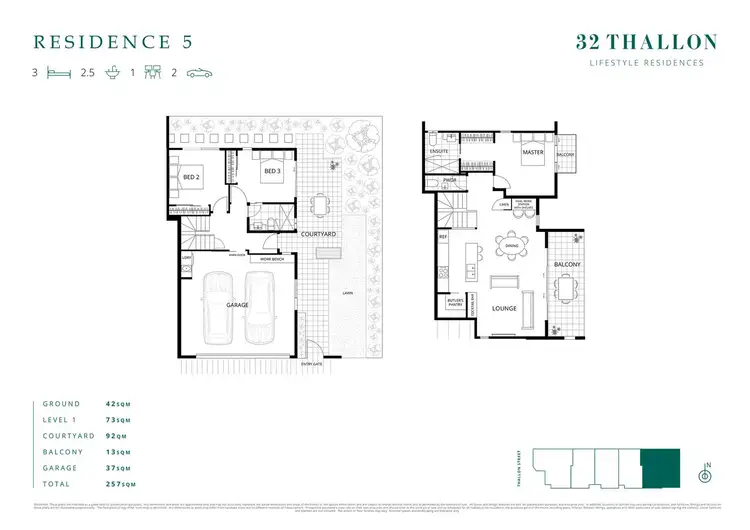 Floorplan of Homely townhouse listing, 5/30 Thallon Street, Sherwood QLD 4075