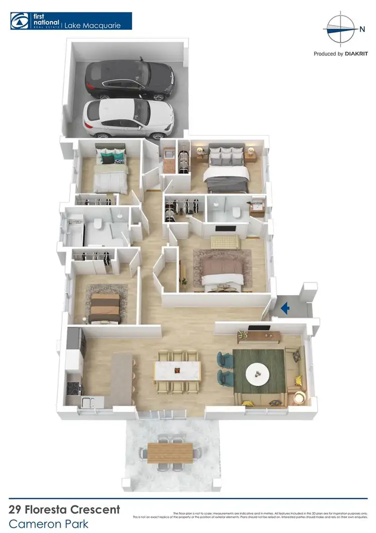 Floorplan of Homely house listing, 29 Floresta Crescent, Cameron Park NSW 2285