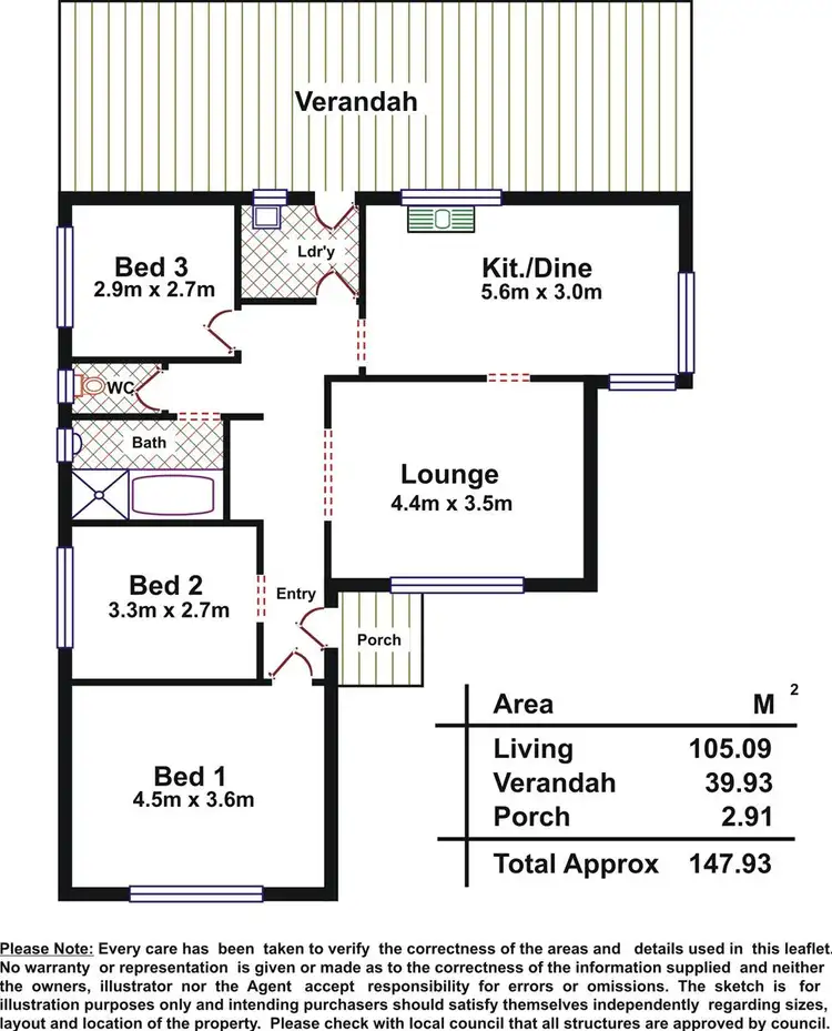 Floorplan of Homely house listing, 15 Barkey Street, Para Hills SA 5096