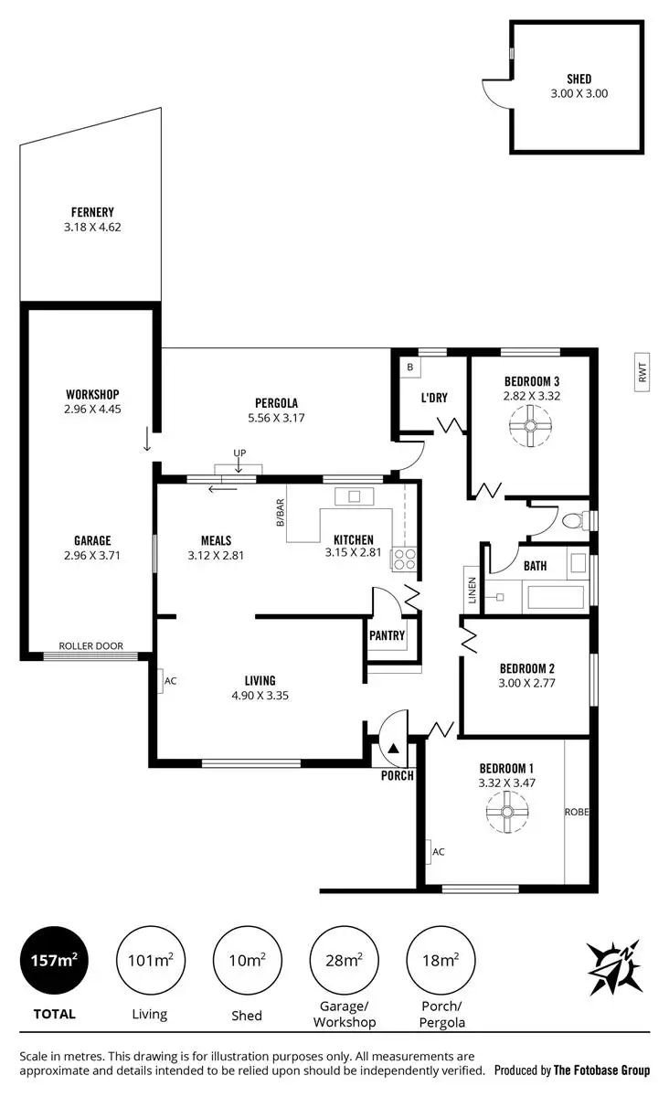 Floorplan of Homely house listing, 8 Onkaparinga Drive, Salisbury SA 5108