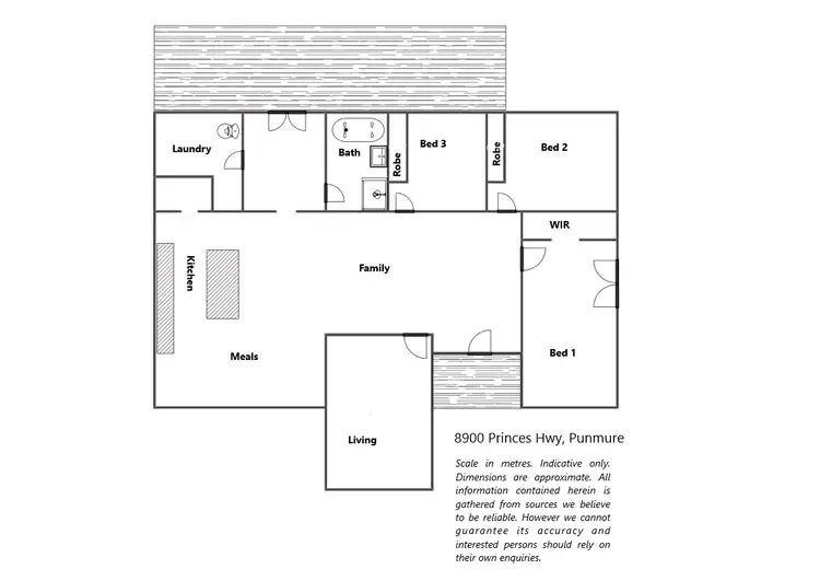 Floorplan of Homely house listing, 8900 Princes Highway, Panmure VIC 3265