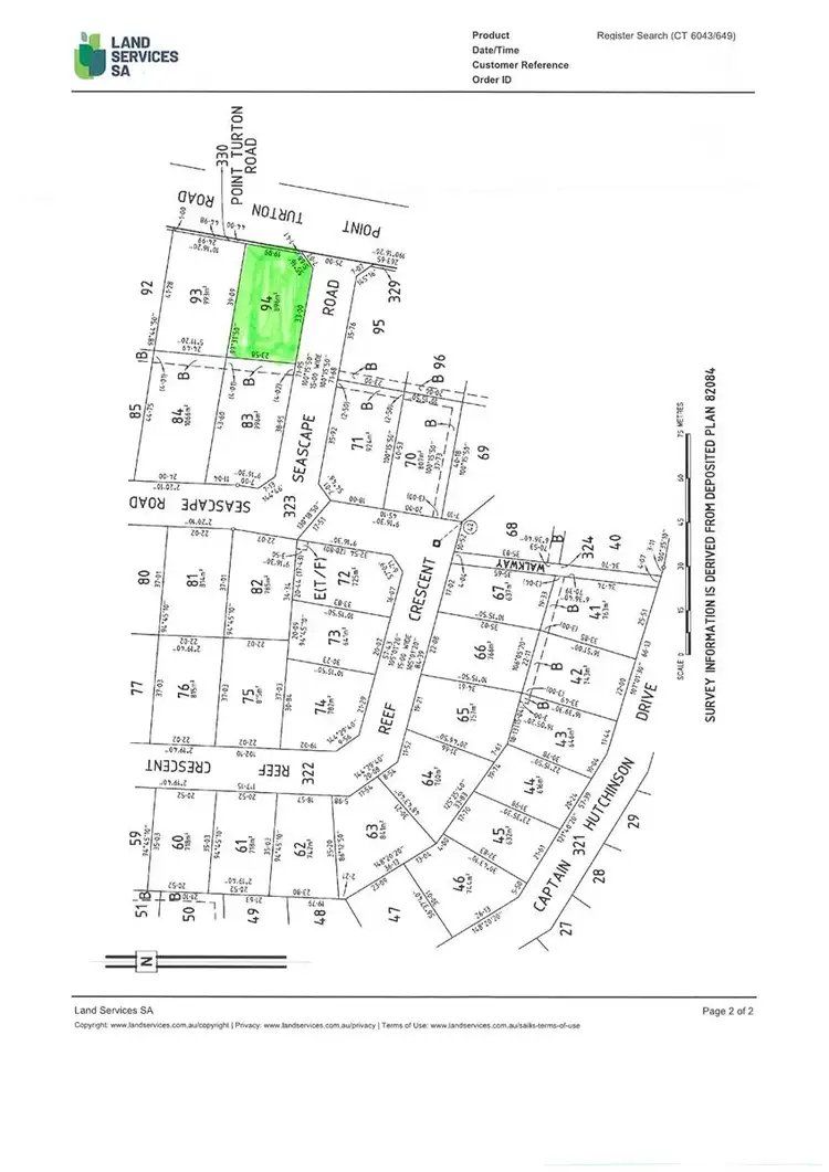 Floorplan of Homely land listing, LOT 94/163 Bayview Road, Point Turton SA 5575