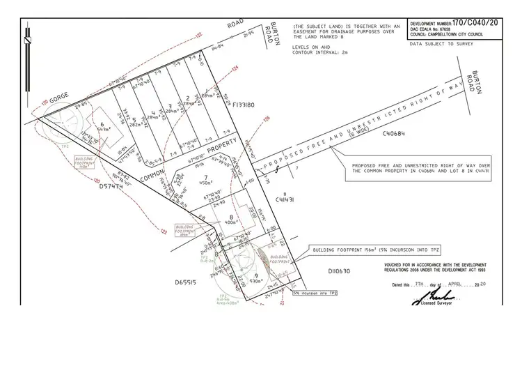 Floorplan of Homely land listing, LOT 3/Lot 3 44 Burton Road, Athelstone SA 5076