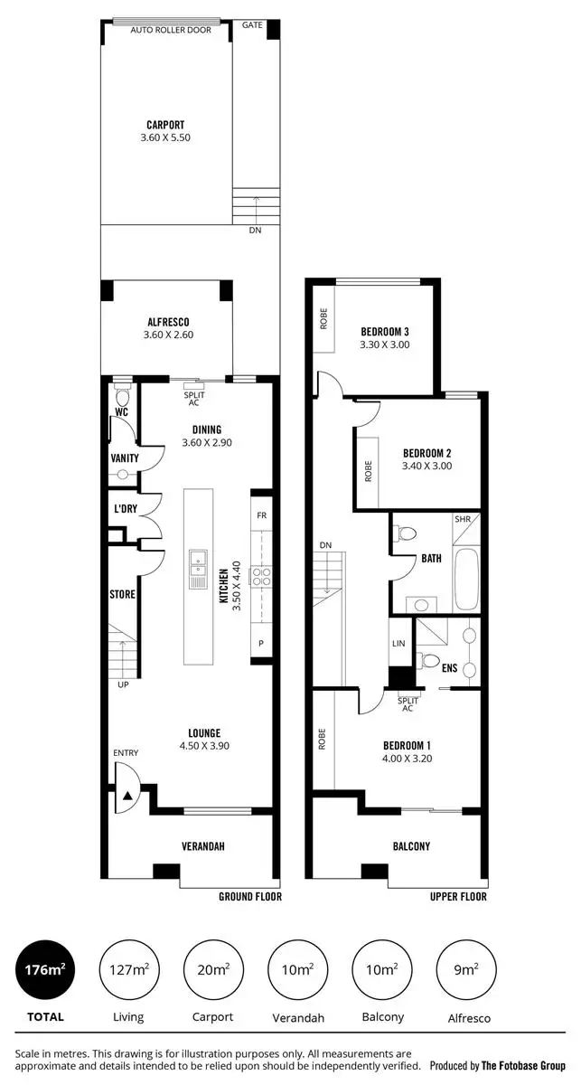 Floorplan of Homely townhouse listing, 43 Finnis Street, Blakeview SA 5114