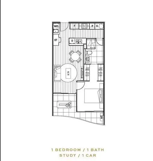 Floorplan of Homely apartment listing, 805/139 Scarborough Street, Southport QLD 4215