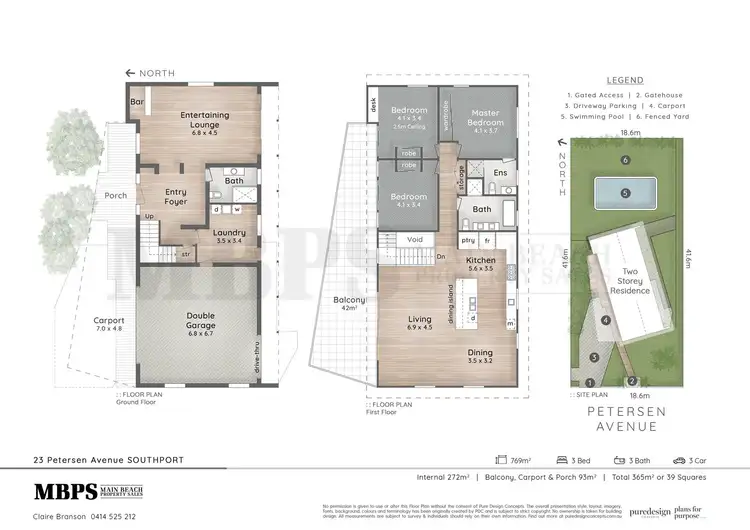 Floorplan of Homely house listing, 23 Petersen Avenue, Southport QLD 4215