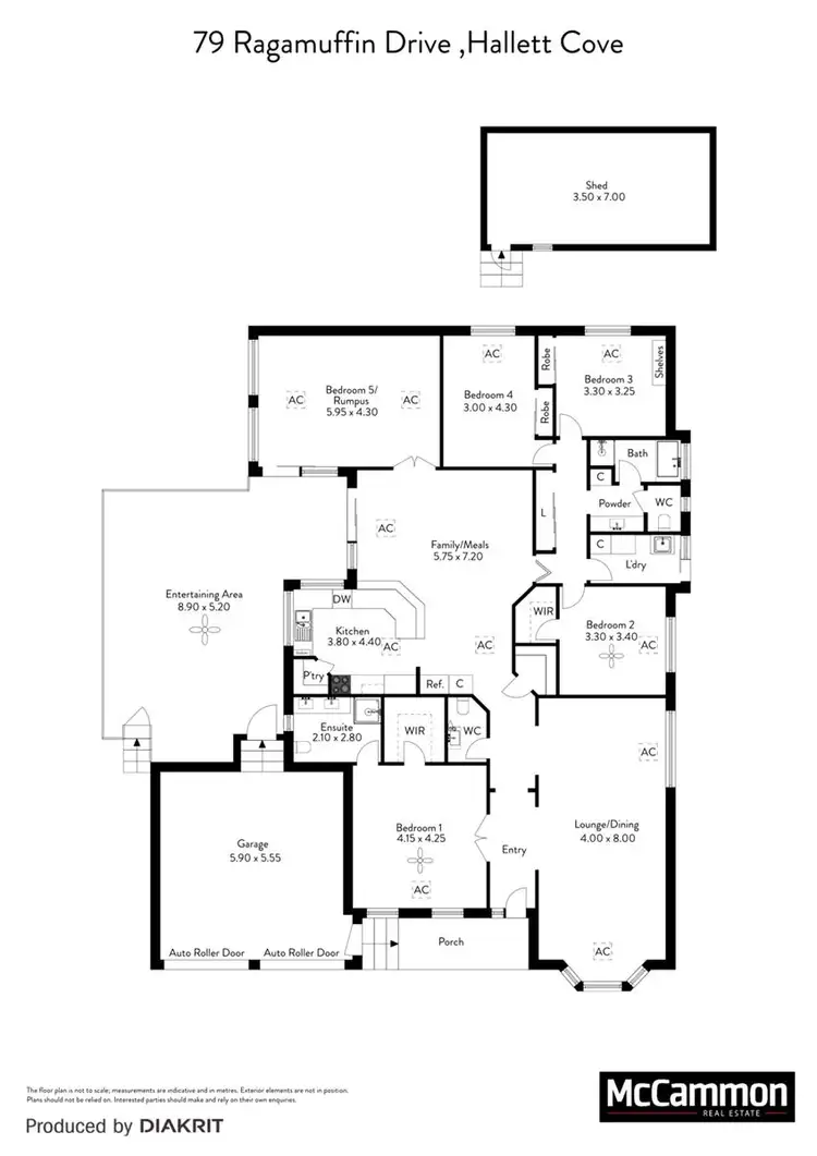 Floorplan of Homely house listing, 79 Ragamuffin Drive, Hallett Cove SA 5158