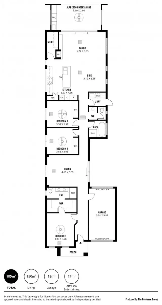 Floorplan of Homely house listing, 70A Harding Street, Somerton Park SA 5044