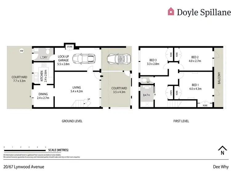 Floorplan of Homely unit listing, 20/67 Lynwood Avenue, Dee Why NSW 2099