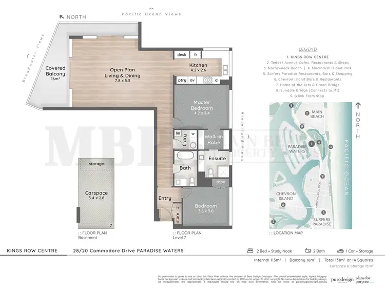 Floorplan of Homely apartment listing, 28/20 Commodore Drive, Paradise Waters QLD 4217