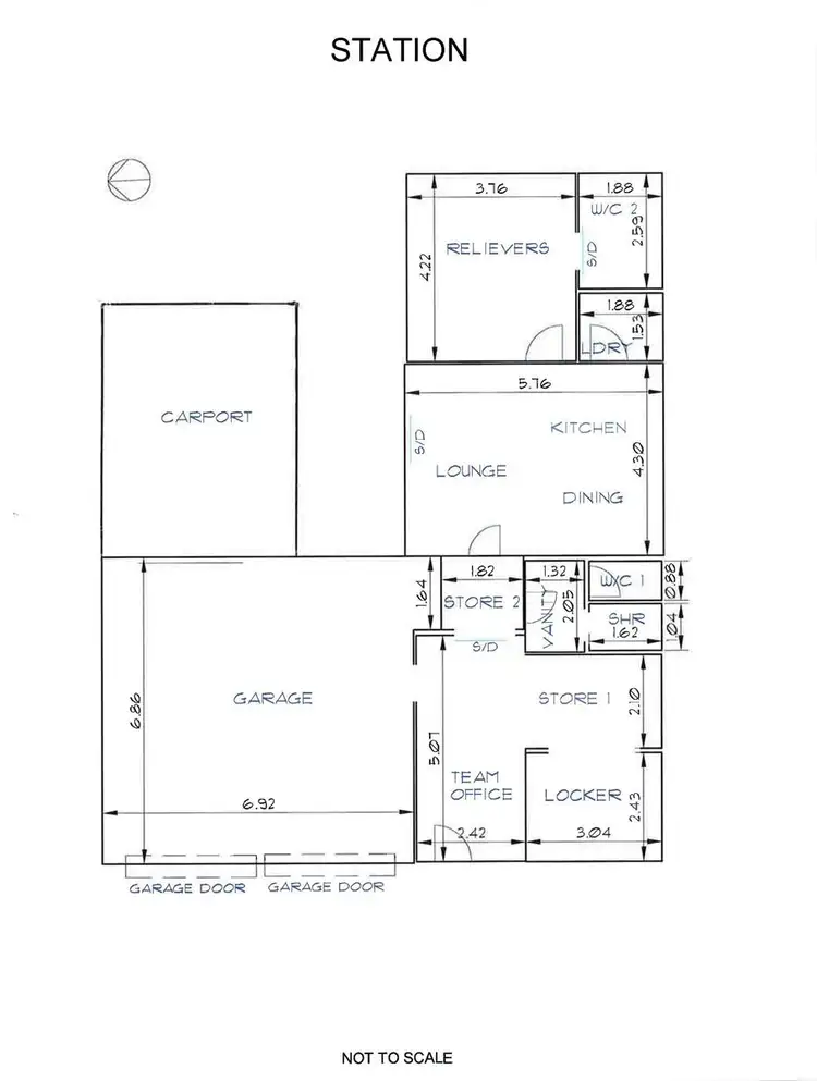 Floorplan of Homely house listing, 38 Tocumwal Road, Numurkah VIC 3636