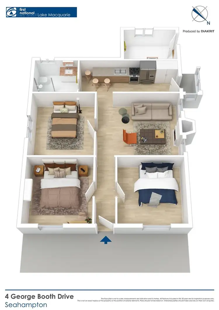 Floorplan of Homely house listing, 4 George Booth Drive, Seahampton NSW 2286