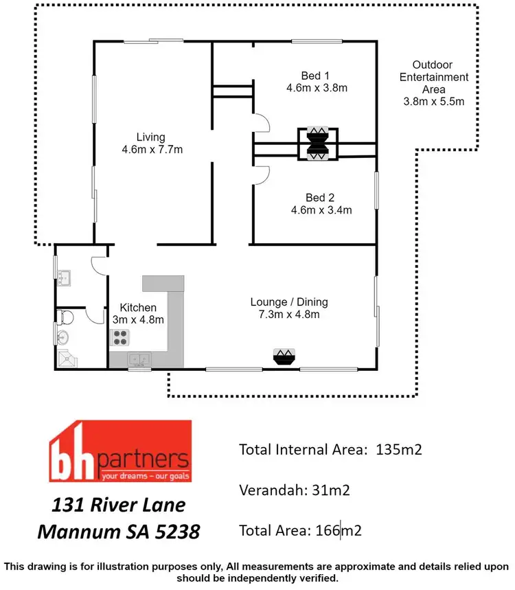 Floorplan of Homely house listing, 131 River Lane, Mannum SA 5238