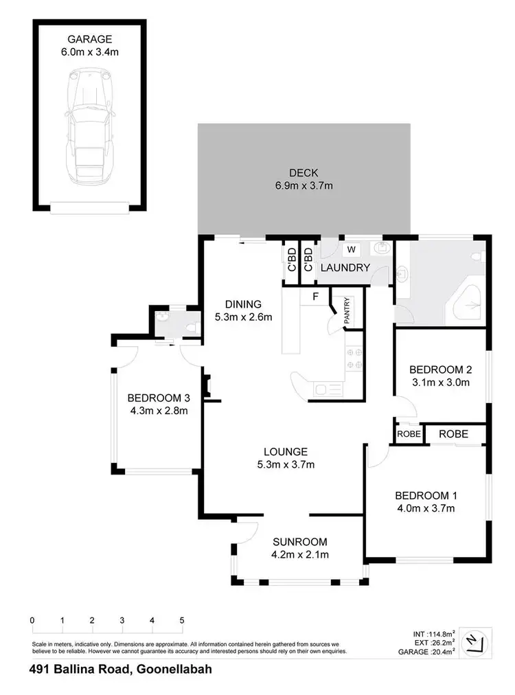 Floorplan of Homely house listing, 491 Ballina Road, Goonellabah NSW 2480