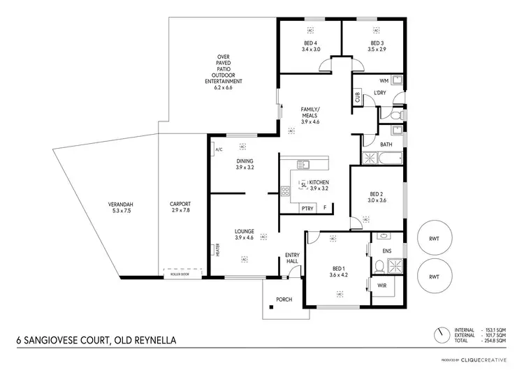 Floorplan of Homely house listing, 6 Sangiovese Court, Old Reynella SA 5161