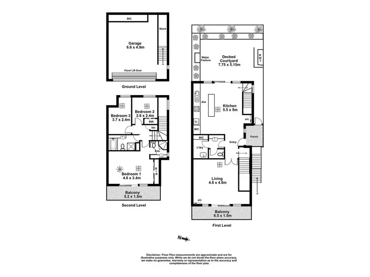 Floorplan of Homely house listing, 2/125 Military Road, Henley Beach South SA 5022