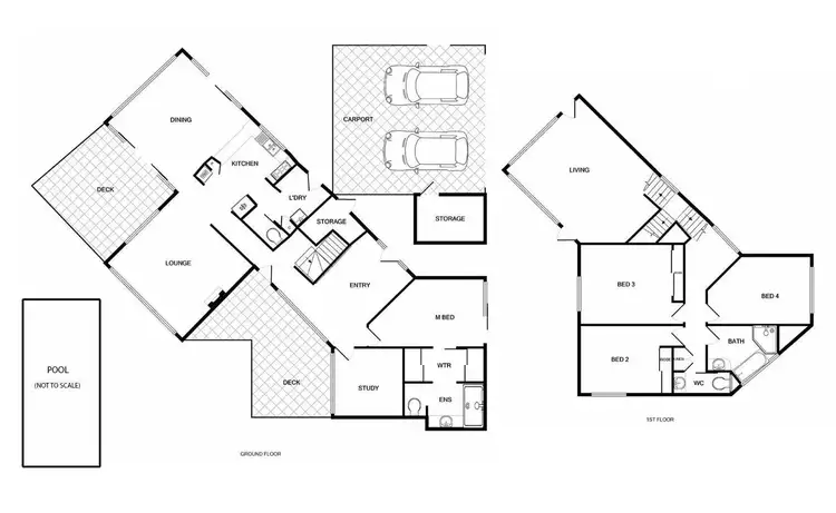 Floorplan of Homely house listing, 19 Warwick Road, Wodonga VIC 3690