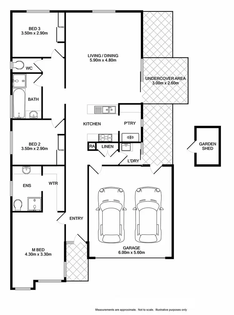 Floorplan of Homely house listing, 22 Klim Street, Killara VIC 3691