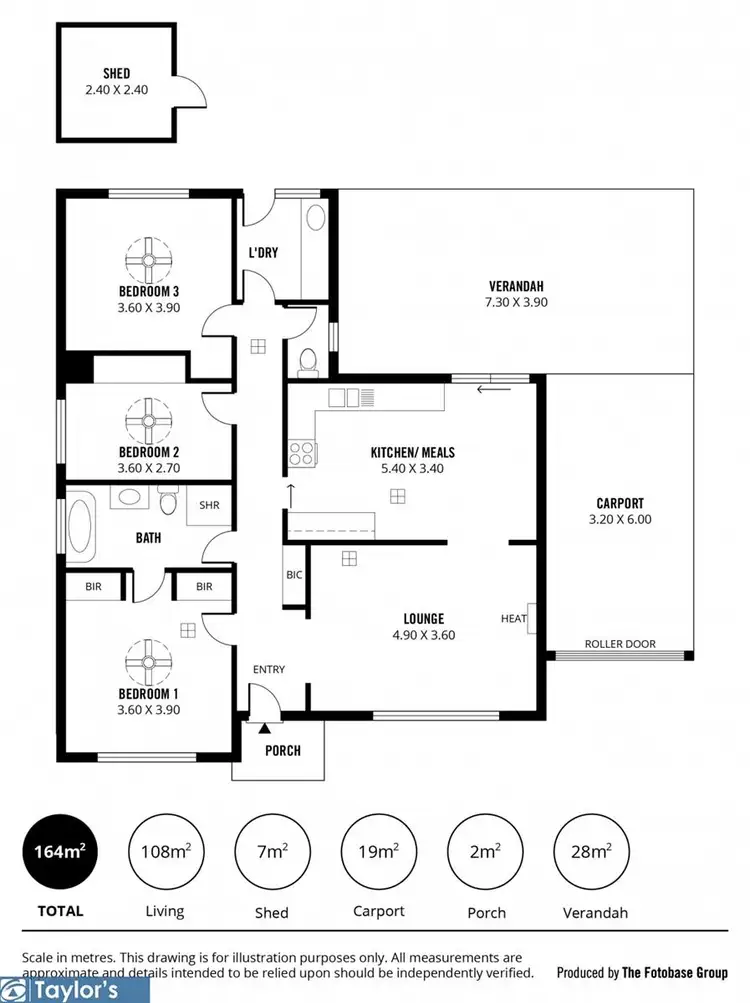 Floorplan of Homely house listing, 66 Canterbury Drive, Salisbury Heights SA 5109