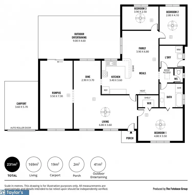 Floorplan of Homely house listing, 3 Walsh Street, Paralowie SA 5108