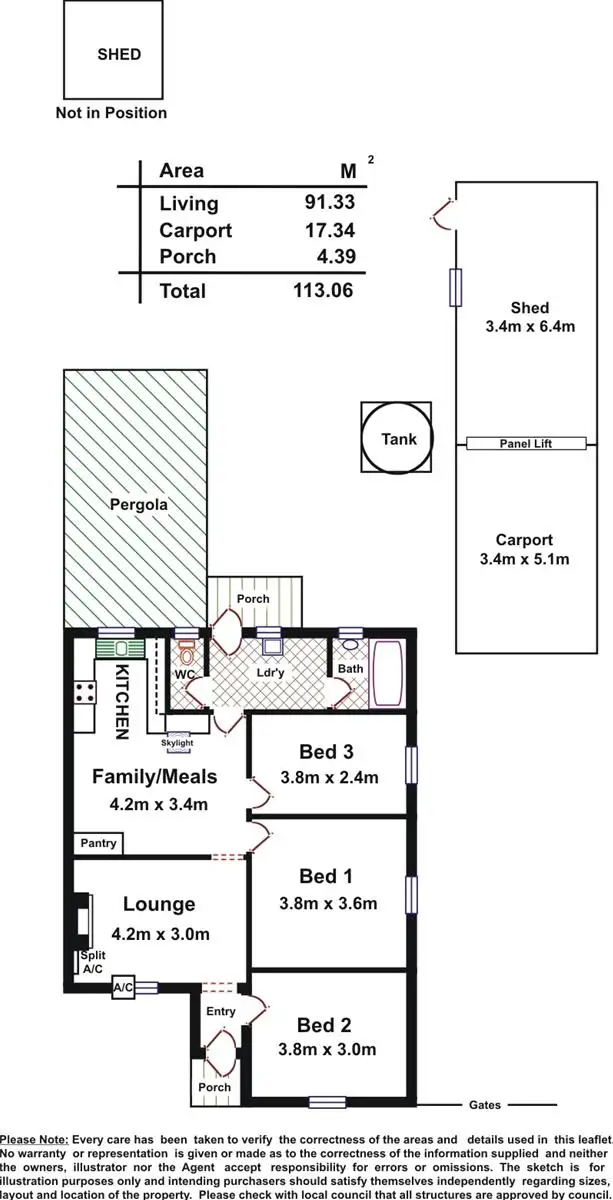 Floorplan of Homely house listing, 30 Rickaby Street, Croydon Park SA 5008