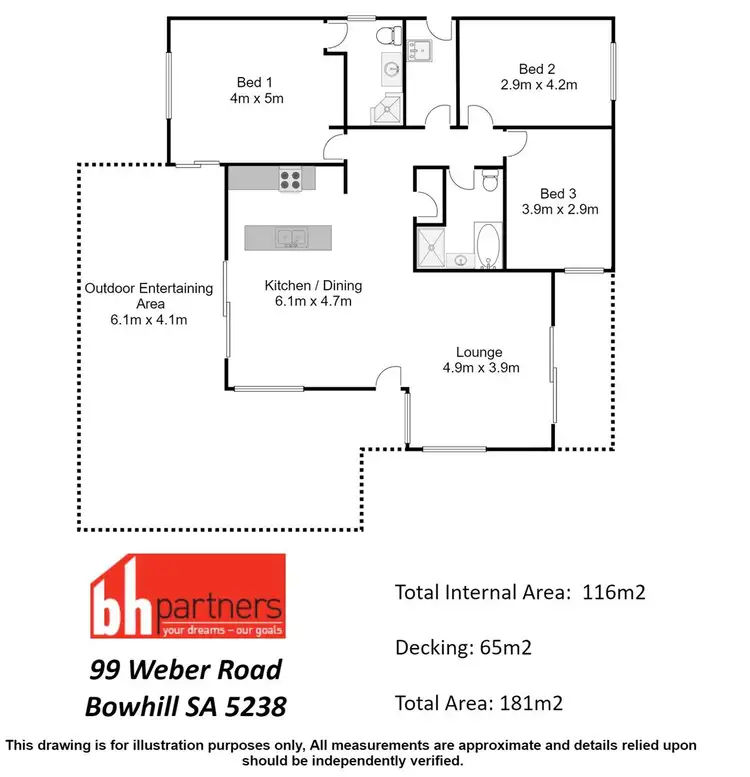 Floorplan of Homely house listing, 99 Weber Road, Bowhill SA 5238