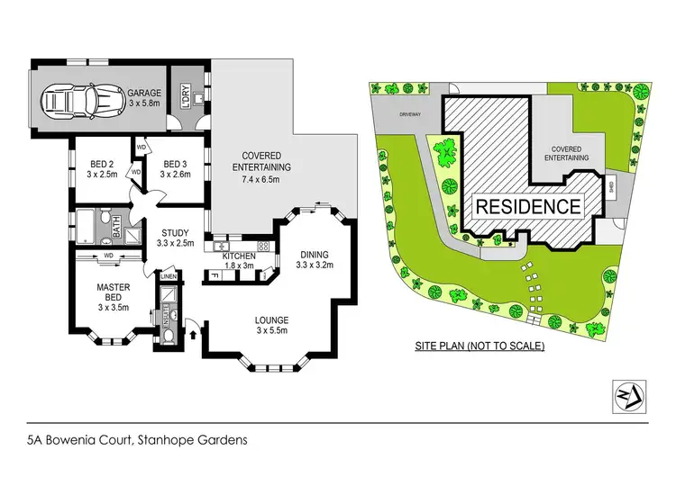 Floorplan of Homely house listing, 5A Bowenia Court, Stanhope Gardens NSW 2768