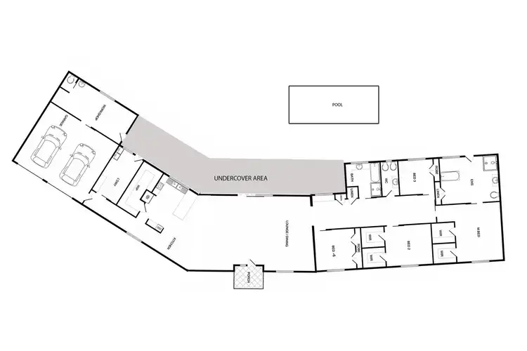 Floorplan of Homely house listing, 8 Como Court, Wodonga VIC 3690