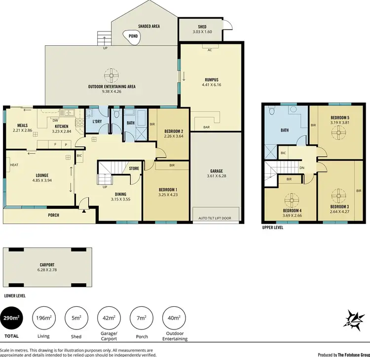 Floorplan of Homely house listing, 17 Cronulla Drive, Redwood Park SA 5097