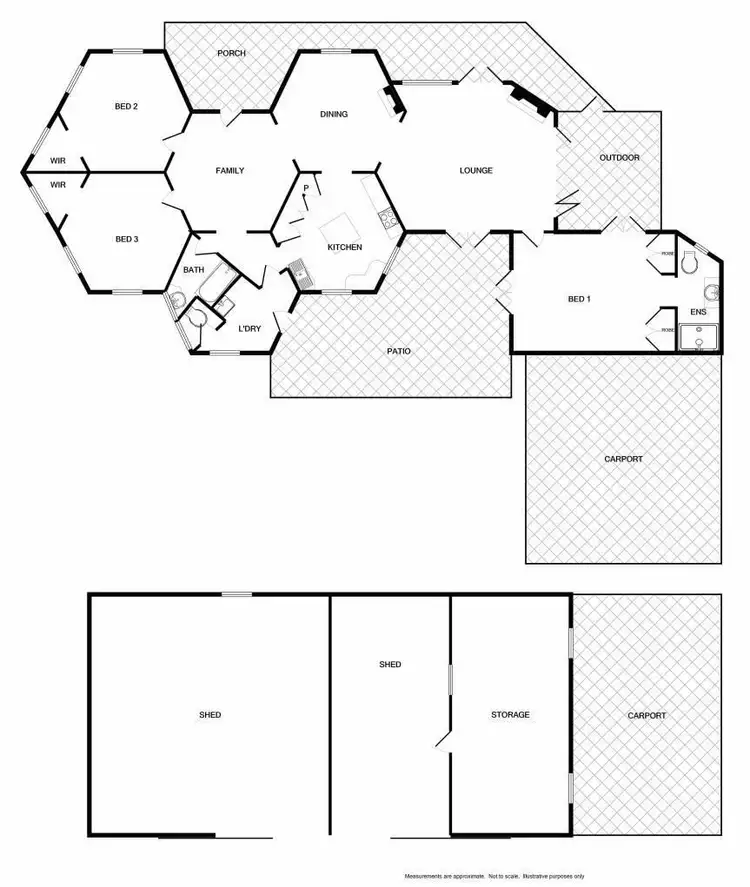 Floorplan of Homely house listing, 86 Markwood-Tarrawingee Road, Markwood VIC 3678