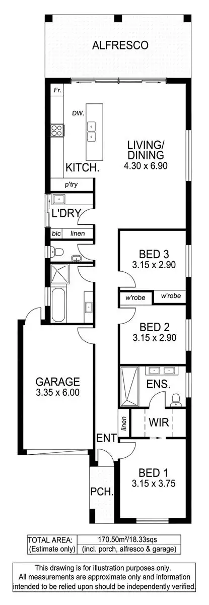 Floorplan of Homely house listing, 117 Oaklands Road, Warradale SA 5046
