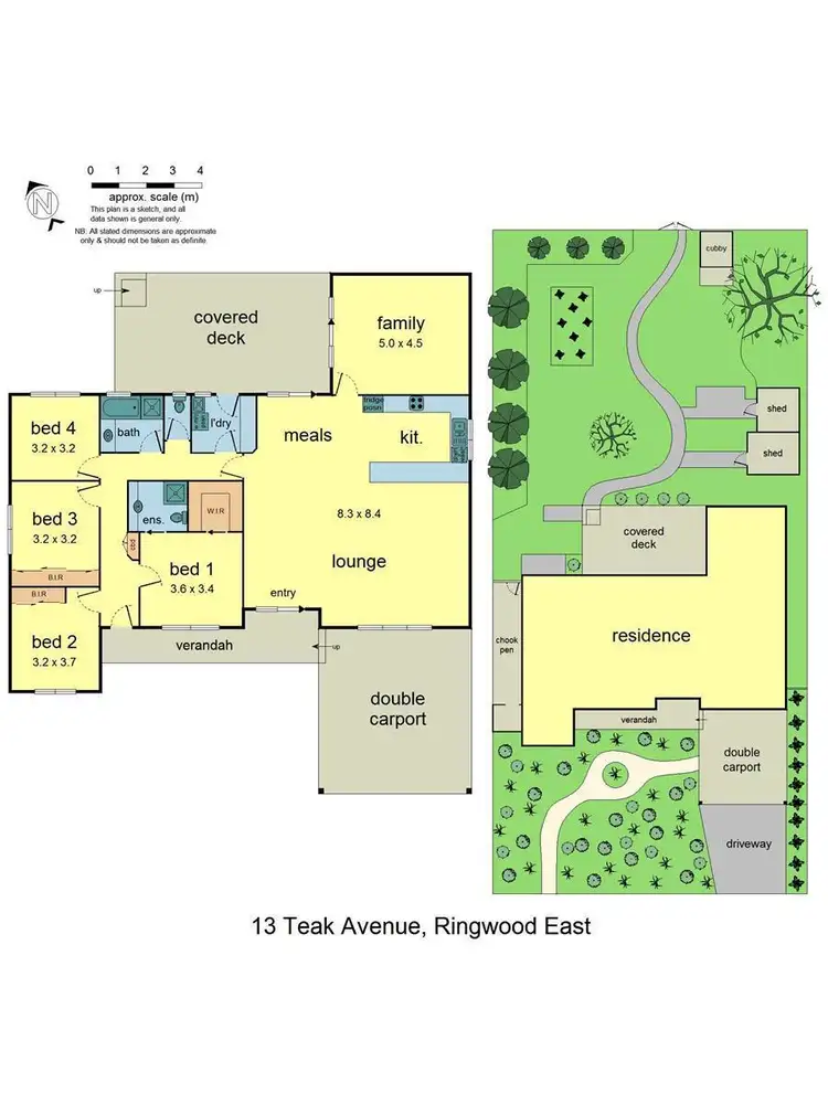Floorplan of Homely house listing, 13 Teak Avenue, Ringwood East VIC 3135