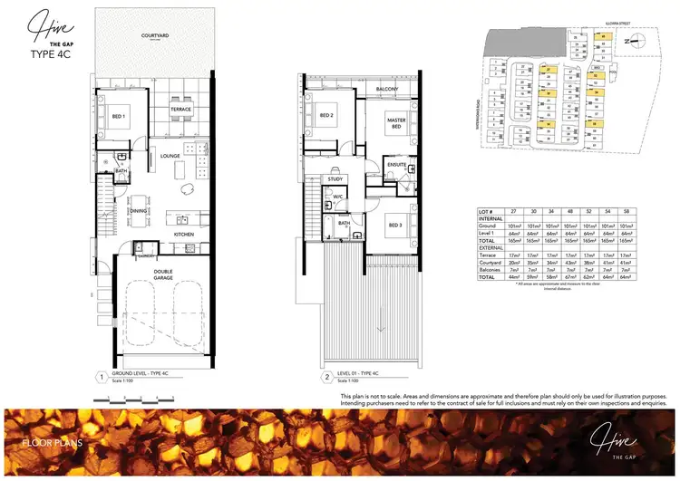 Floorplan of Homely townhouse listing, 54/66 Illowra Street, The Gap QLD 4061