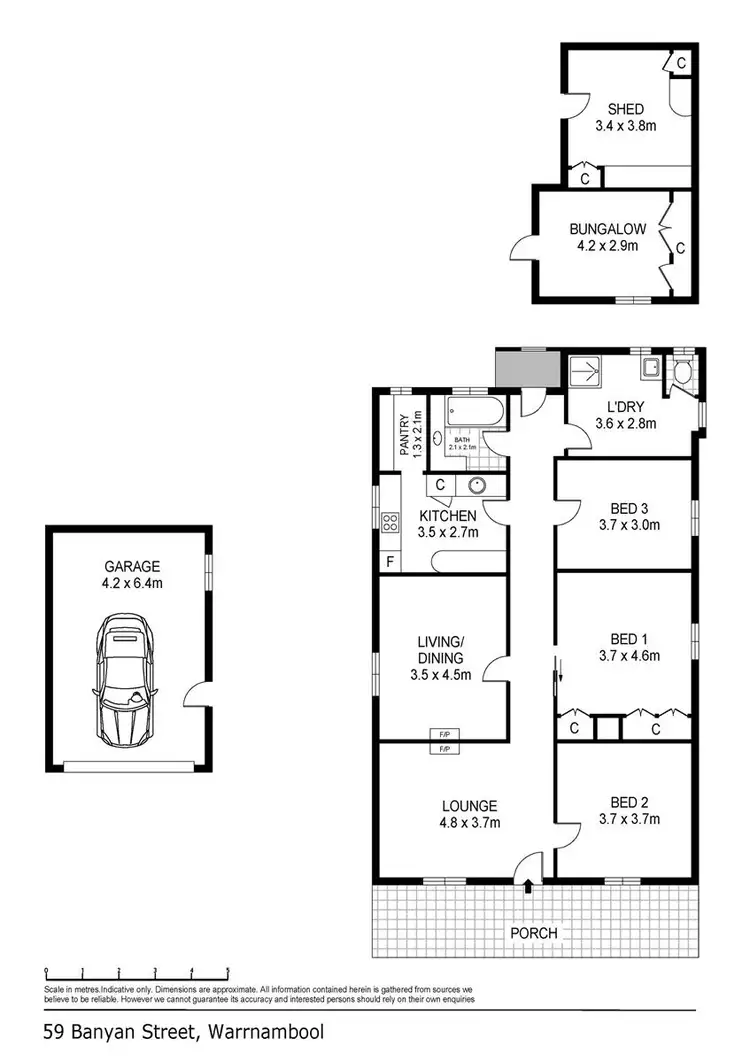 Floorplan of Homely house listing, 59 Banyan Street, Warrnambool VIC 3280