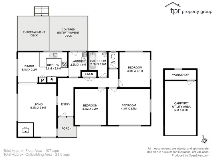Floorplan of Homely house listing, 6 Fords Road, Geeveston TAS 7116